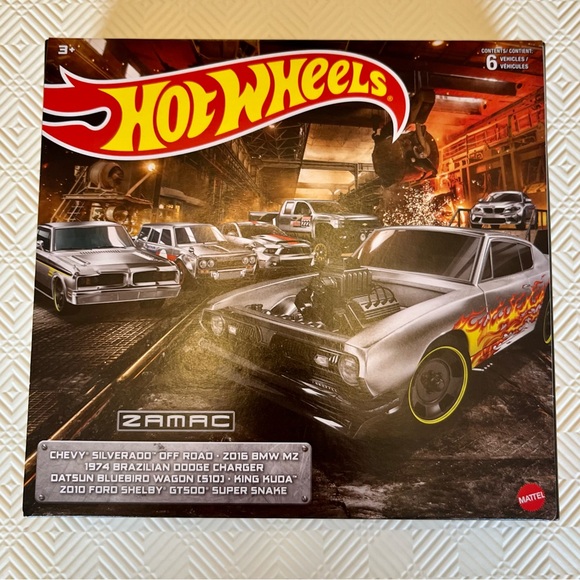 Hot Wheels Zamac Other - Hot Wheels Zamac 6 Car Pack Box Set